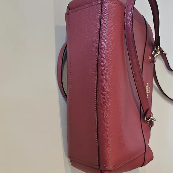 🍄 Coach Rose Leather Shoulder Bag - Picture 10 of 16